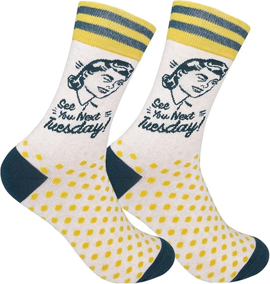 FUNATIC Funny and Crazy Socks with Sayings - Novelty Gifts for Men, Women, Teens
