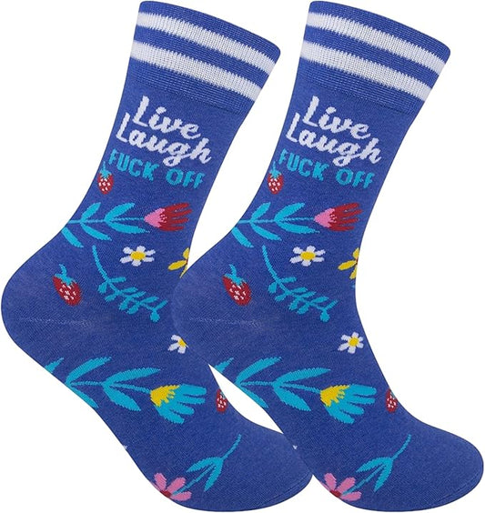 FUNATIC Socks with Funny Sayings - Novelty Gifts for Men, Women, Teens - Sarcastic, Profane, Rude