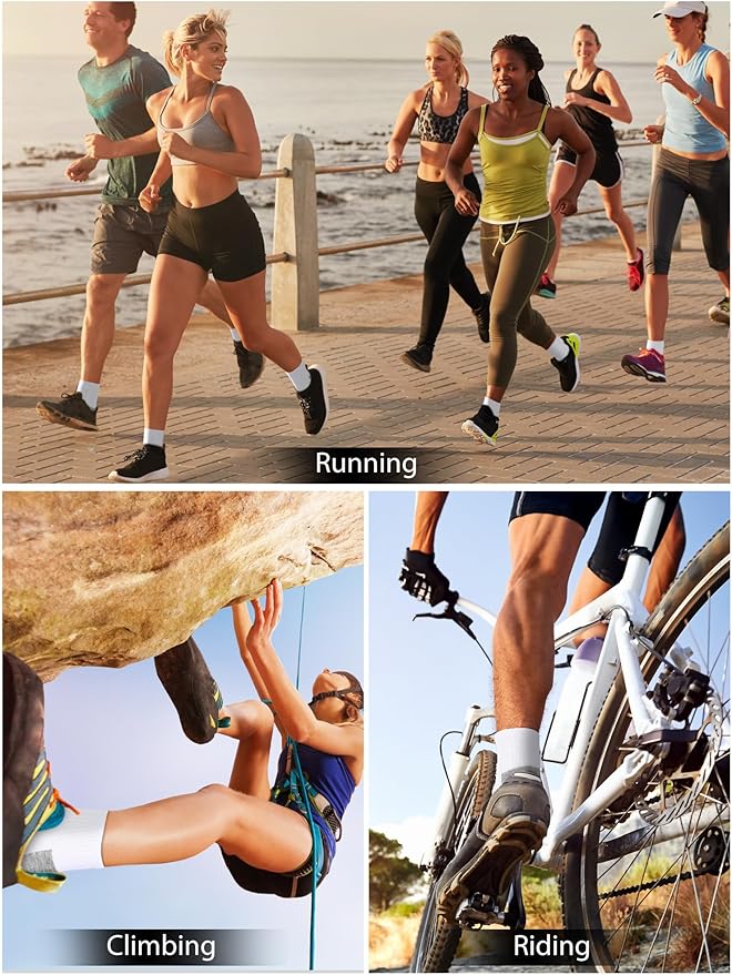 Tarpop 100 Pairs Bulk Mens Socks Moisture Wicking Casual Sports Ankle Socks for Homeless Unisex Adult Men Women