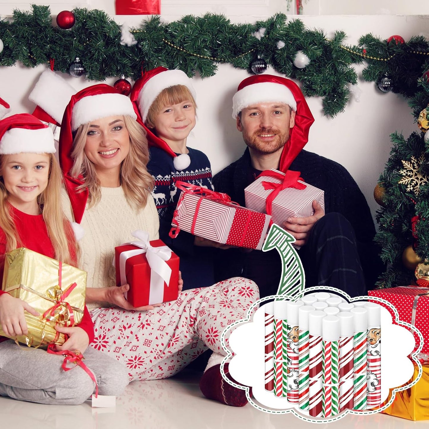 24 Pcs Bible verse Lip Balm Moisturizing 0.07 oz Lip Care Product Bulk Christian Gift with Inspirational Scripture for Women Faith Religious Happy Moment Praise Friend Teacher Worker Employee