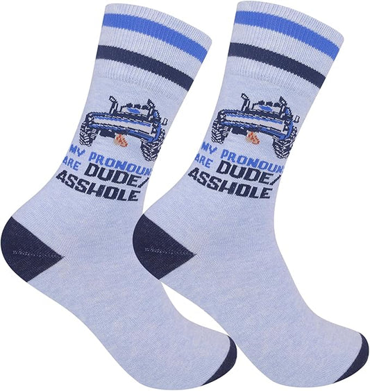 FUNATIC Socks with Funny Sayings - Novelty Gifts for Men, Women, Teens - Sarcastic, Profane, Rude