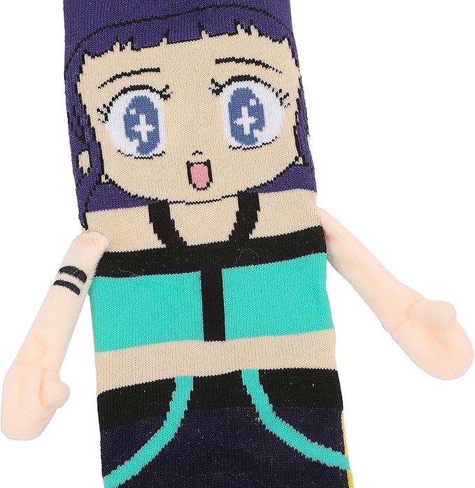 Bioworld KPop Demon Hunters Huntr/X 3-Pair Pack Casual Crew Socks