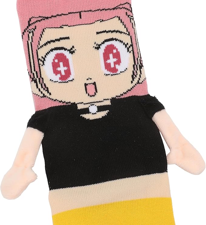 Bioworld KPop Demon Hunters Huntr/X 3-Pair Pack Casual Crew Socks