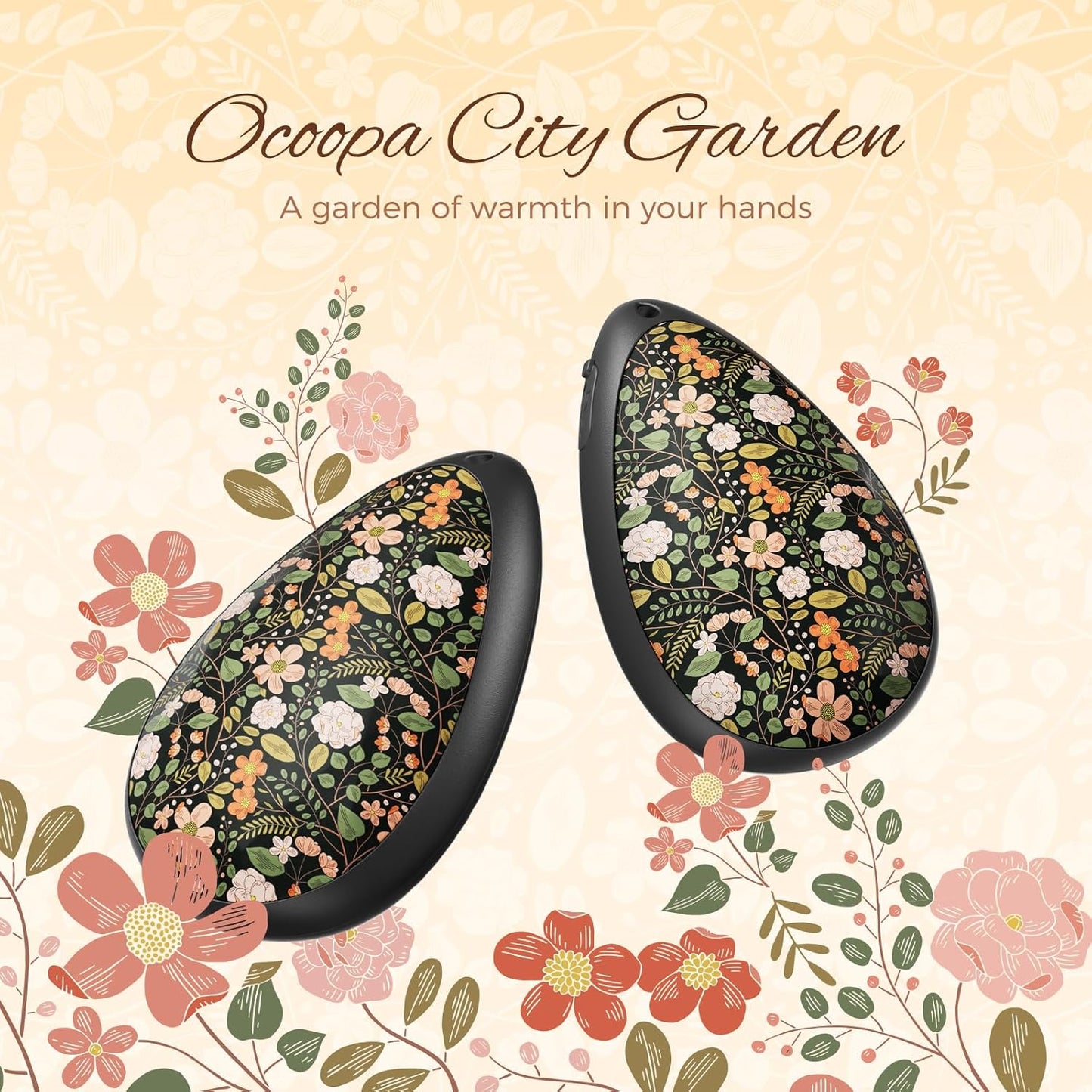 OCOOPA Women Rechargeable Hand Warmers 2 Pack, Portable, Stylish, Diamond-Shape Magnetic Electric Handwarmer, Reusable Pocket Heater, 2025 Tech Gifts for Christmas, Raynaud, Hiking, Camping, UT4 Rare