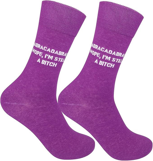 FUNATIC Socks with Funny Sayings - Novelty Gifts for Men, Women, Teens - Sarcastic, Profane, Rude