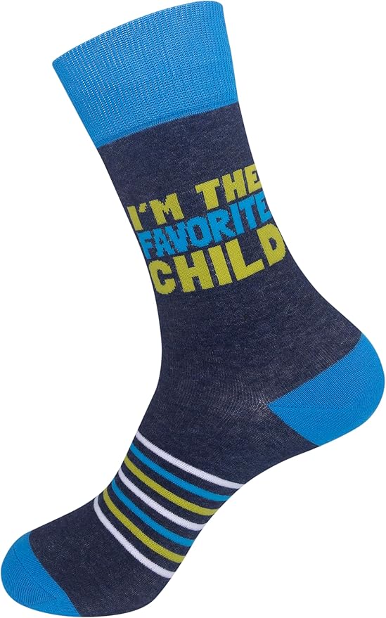 FUNATIC Funny and Crazy Socks with Sayings - Novelty Gifts for Men, Women, Teens