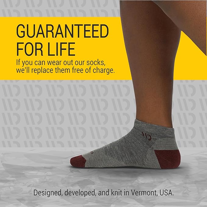 Wide Open No Show Merino Wool Socks for Women - Everyday Ankle Socks for Wide Feet
