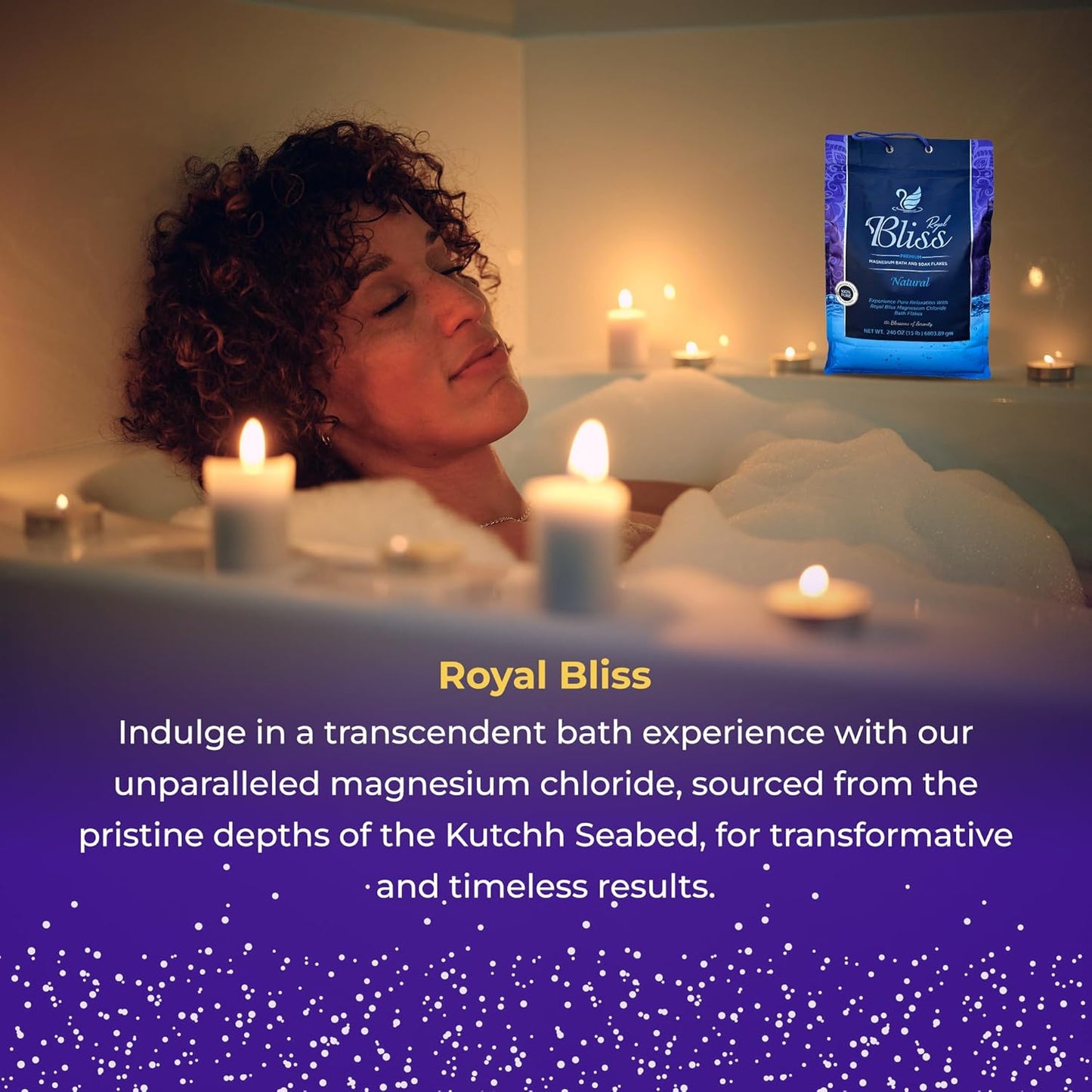 Magnesium Bath & Foot Soak | Salt Flake 10 LB (160 OZ), Super Value Pack | Natural Salts for Relaxation, Wellness & Muscle Relief, Soaking, Recovery & Stress Relief - 10 LB (160 OZ)