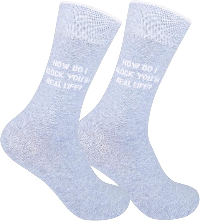 FUNATIC Socks with Funny Sayings - Novelty Gifts for Men, Women, Teens - Sarcastic, Profane, Rude
