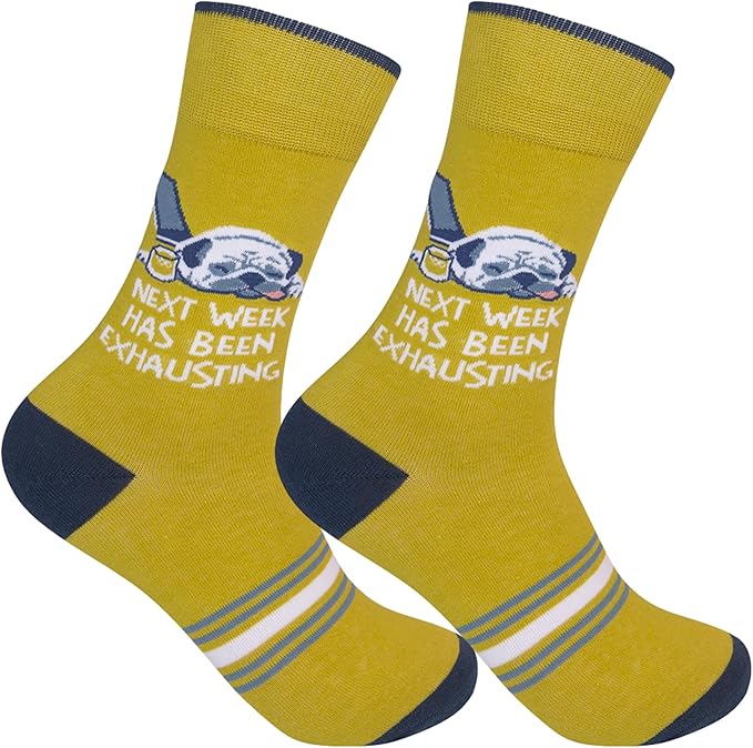 FUNATIC Funny and Crazy Socks with Sayings - Novelty Gifts for Men, Women, Teens