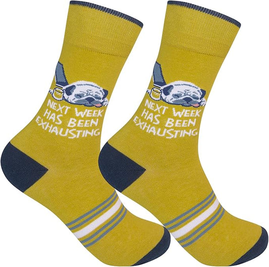 FUNATIC Funny and Crazy Socks with Sayings - Novelty Gifts for Men, Women, Teens