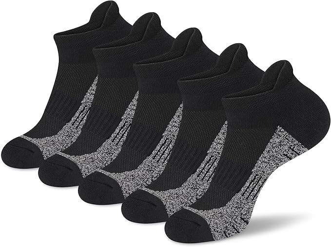 Ankle Socks for Women - Athletic Low Cut Running Cushioned Socks (3-5 Pairs)