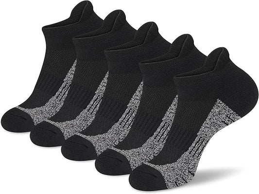 Ankle Socks for Women - Athletic Low Cut Running Cushioned Socks (3-5 Pairs)