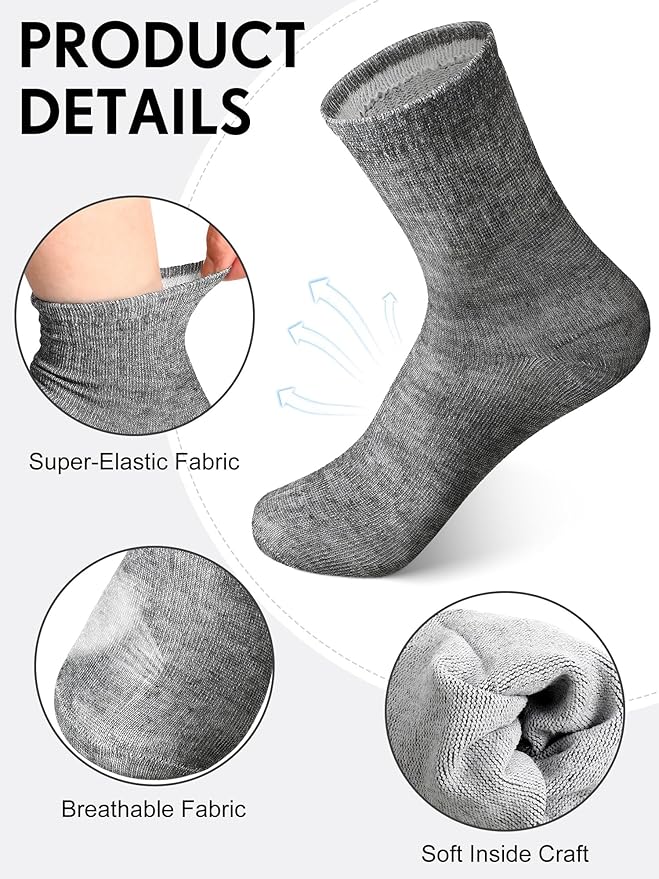 Tarpop 100 Pairs Bulk Mens Socks Moisture Wicking Casual Sports Ankle Socks for Homeless Unisex Adult Men Women