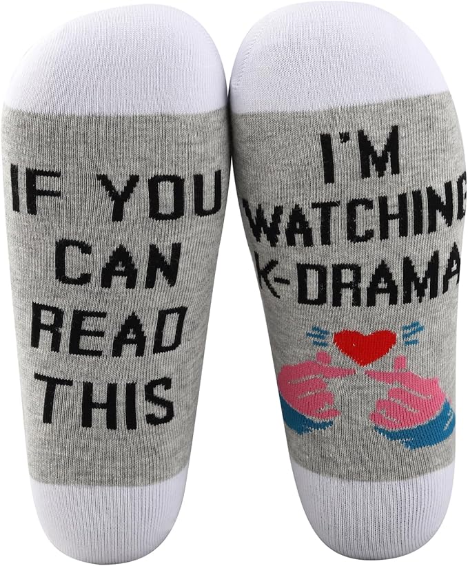 G2TUP k Drama Socks Korean Drama Lover Gifts Korean Finger Love Symbol Socks Korean Drama Gifts k-Drama Mama Socks