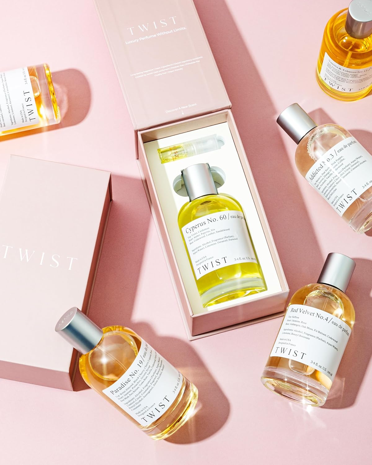 Twist Frenzy No. 72 - Eau De Parfum Inspired by V&Rolf's Flower Bomb, Long-Lasting Perfume For Women, Floral & Vanilla, Vegan, Clean Ingredients, Fragrance - Spray 100 ml | 3.4 fl. oz.