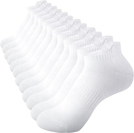 Womens Ankle Socks Running Athletic Sports Low Cut Socks No Show Socks for Women Tab Socks 6 Pairs