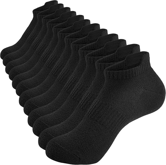 Womens Ankle Socks Running Athletic Sports Low Cut Socks No Show Socks for Women Tab Socks 6 Pairs