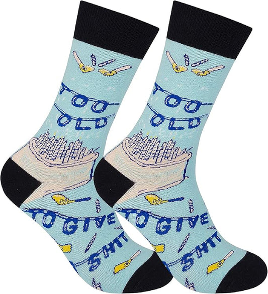 FUNATIC Socks with Funny Sayings - Novelty Gifts for Men, Women, Teens - Sarcastic, Profane, Rude