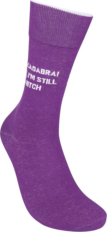 FUNATIC Socks with Funny Sayings - Novelty Gifts for Men, Women, Teens - Sarcastic, Profane, Rude