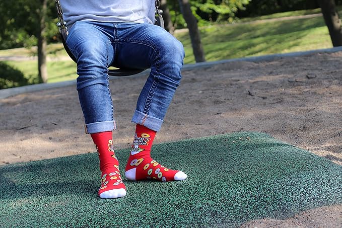 FUNATIC Funny and Crazy Socks with Sayings - Novelty Gifts for Men, Women, Teens